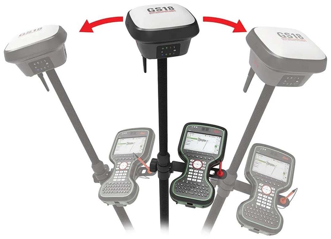 specialised land surveying equipment for data collection